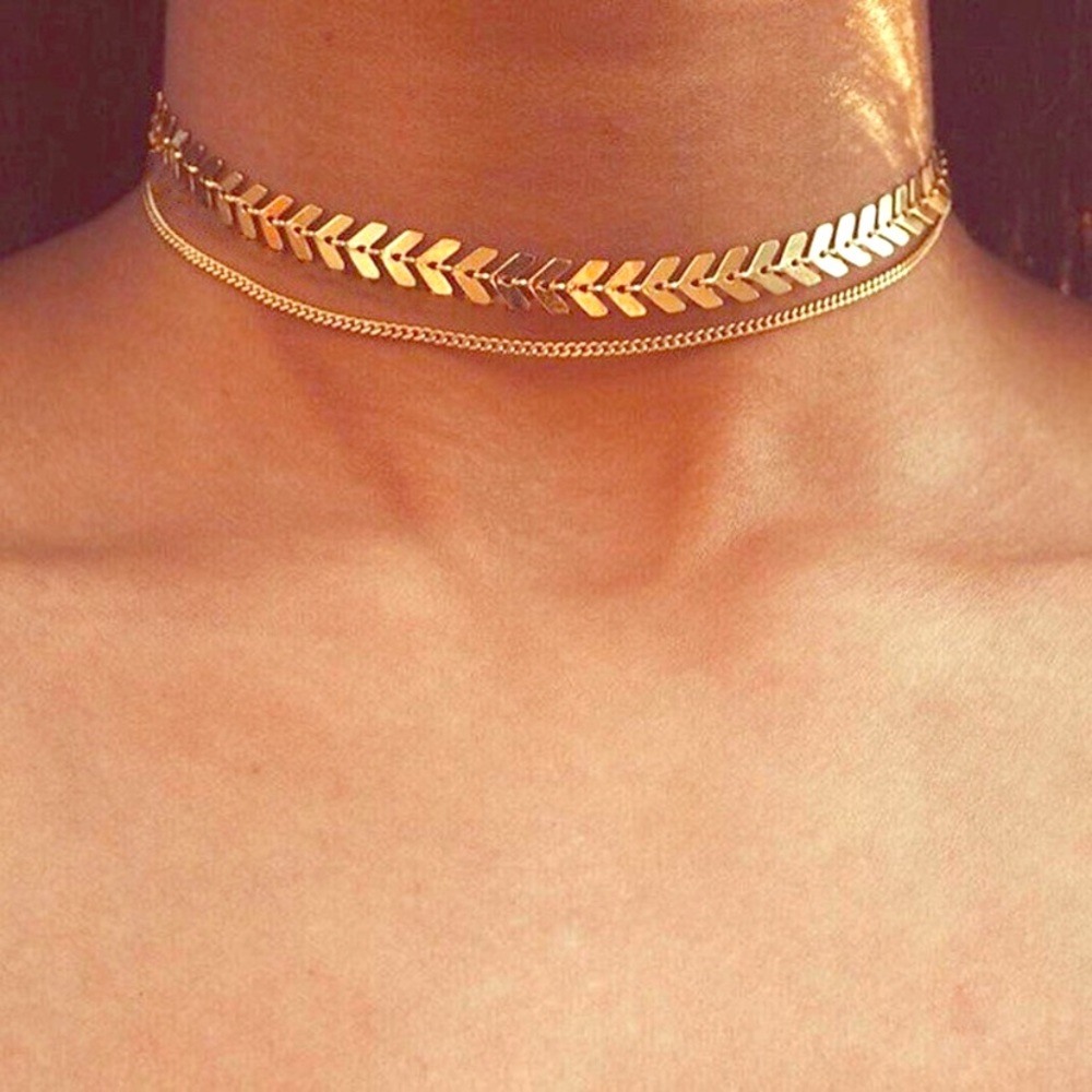 Double Layer Chevron Choker